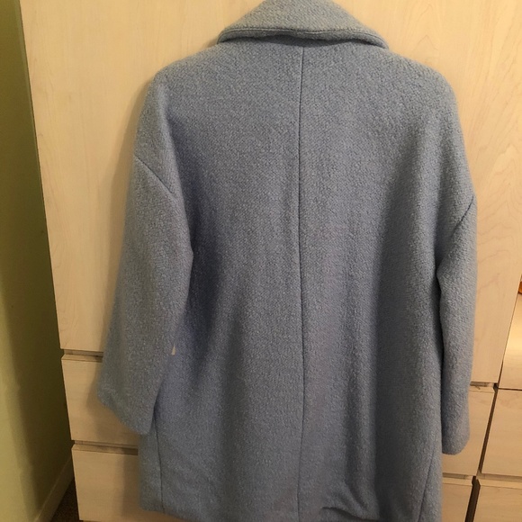 New Forever 21 Powder Blue Winter Coat w/ Matching Lining - Picture 5 of 7